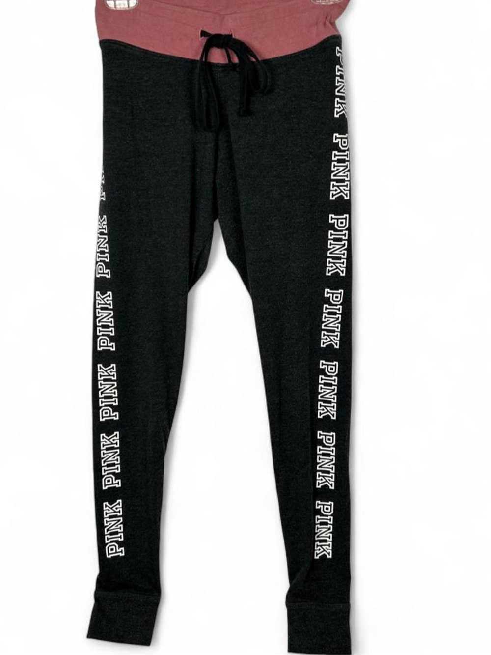 Y2K Victoria's Secret PINK Red & Grey Yoga Pants